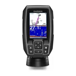 Garmin STRIKER 4 with Dual-Beam Transducer - Compact Fishfinder with Built-in GPS, CHIRP Sonar, and 3.5-Inch Color Display 010-01550-01.