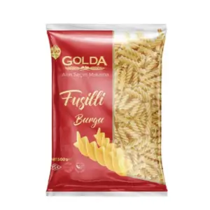 Golda Pasta Fusilli 500g – Premium Durum Wheat Spiral Pasta for Perfect Al Dente Texture (Pack of 20)