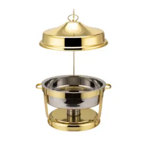 Generic Hanging Chafing Dish 9L Gold