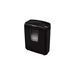 Fellowes Shredder, Cross-Cut, 11L Bin, Shreds 6 A4 sheets (70gsm) Per Pass Into 4 x 35mm Cross-Cut Particles (DIN Level P-4), Strong Performance, Effective Particle Cut, High Safety, 6C