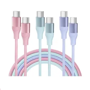 Esse Loop Silicone Type C to C Cable 60W Sky Blue 1.2m ECB-C1260SB0376