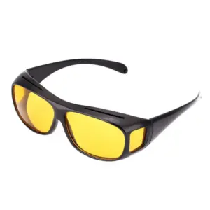 Faith New HD Vision Glasses Over Wrap Arounds Sunglasses Men Night Driving UV400 Protective Eyewear Goggles Driver Safety Sun Glasses