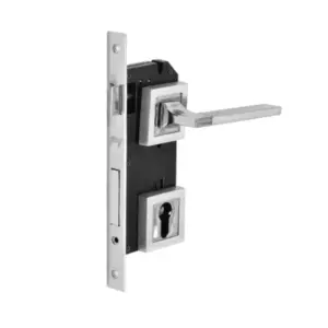 Godrej Locks Godrej Rosset Combipacks - NEH07 Rosset Combiset with 240mm Lockbody and 70mm 2C Cylinder, Stainless Steel Finish for Reliable Security.