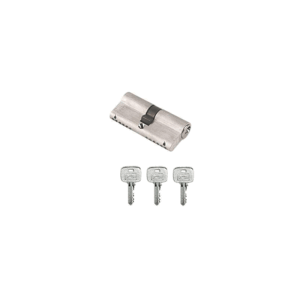 Godrej Locks Godrej Pin Cylinder 70mm 2C for Wooden, Metal and UPVC Doors Stain Steel Finish 4602