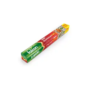 Falcon Aluminium Foil Heavy Duty 37.5sqft 45cm (Pack of 24Pcs)