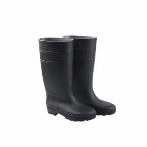 New Mohammedi Generic Safety Gum Boots No Steel Toe Cap Waterproof Work Boot Black