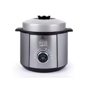 Evvoli Pressure Cooker 5.5L with 10 Cook Settings & 15 Smart Safety Protection Modules 1100W PC6010S