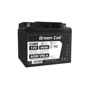 Green Cell AGM VRLA Battery 12V, 40Ah, GB12-40