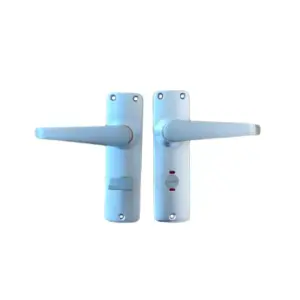 Godrej Locks Godrej Zuri 2 Lever Locks 75mm for Bathroom, Aluminum, Right