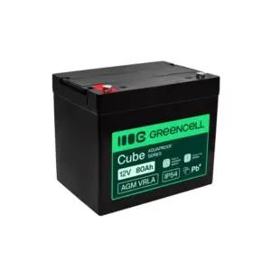Green Cell AGM VRLA Battery 12V, 80Ah, GB12-80