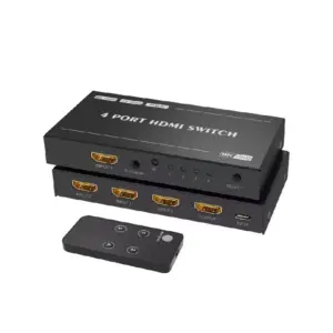 Generic 4 Port HDMI Switch Ultra HD 8K with IR Remote