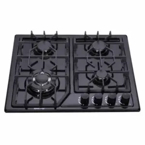 Homebase Cooker 4 Gas Burners 60/50CM Top Cutting Size 56/48CM Steel Top HB-4050