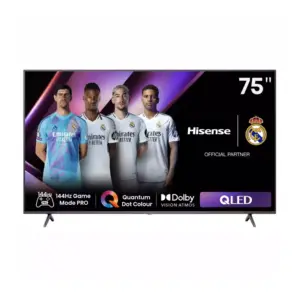 Hisense 75" QLED UHD 4K Smart TV with Dolby Vision IQ, Built-in Subwoofer, Vidaa OS, Voice Control 75Q7N