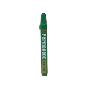 GXin Permanent Marker G-113 Green P06949 (Pack of 5Pcs)