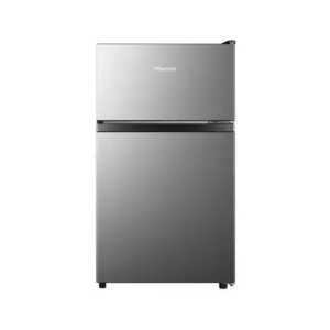 Hisense Refrigerator 87L Double Door Top Freezer, Compact Size, Energy Efficient, Functional Design, Modern Aesthetics, Silver H120TTS