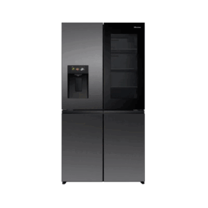 Hisense Refrigerator 615L Multi-Door Smart Fridge with Water & Ice Dispenser For The Future of Food Preservation RQ9P600GTBN