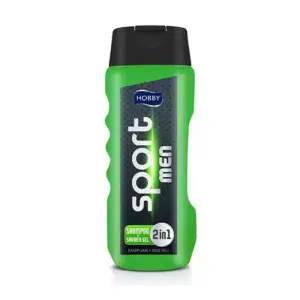 Hobby Men Shower Gel + Shampoo 2in1 Sport 400ml (Pack of 3)