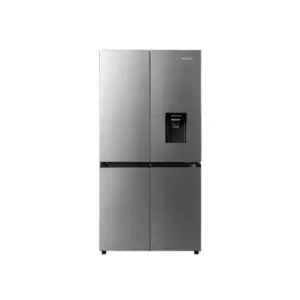 Hisense Cross Door Refrigerator with Water Dispenser 392L, Inox, H525FI-WD