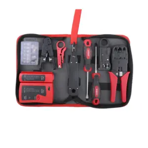 Harden Plus Hi-Spec Network Repair Tools Kit, Professional Network, Computer Maintenance, 19 Pieces