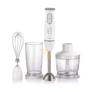 HISENSE Hand Blender Chopper, Mixing Bowl-Hand Blender, 560 Watts HHBC564QW