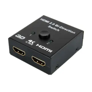 Faith HDMI Switch Splitter 4K 3D - FDBV 2 in 1 Out, Bi-Directional Switcher, Supports 4K 3D HDR for Xbox, PS5/4/3, Blu-Ray Player, Fire Stick, Roku, HDTV.