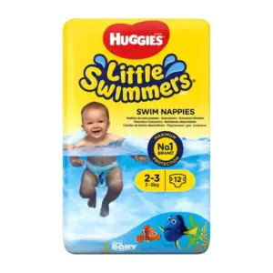 Huggies Little Swimmers Size 3 2-3 Years 3-8kg 12pc (Pack of 8)