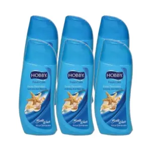 Hobby Body Wash 300ml Therapy - Anti Stress Spa Hamam/Calming Sea Minerals (Pack of 6)