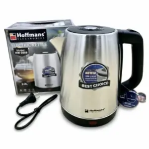 Klassic Kitchenware Hoffmans Kettle Electric2.2L Stainless Steel 2000W HM2558