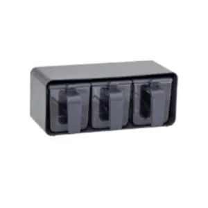 Herevin Spice Set 3pcs PVC Grey 161285-805