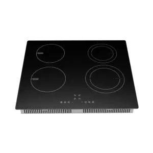 Homebase Built in Cooker 2 Induction, 2 Ceramic Plates Glass Top HB-QB4009