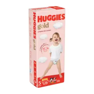Huggies Nappies Gold Comfort Jumbo Size 5 52pcs (Pack of 2)