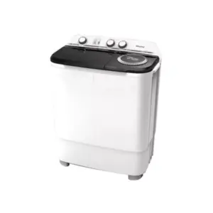Hisense Washing Machine 7kg Manual, Twin Tub, Top Load, Lint Filter, Spin Dry Shower, Low Noise, White WSXL701