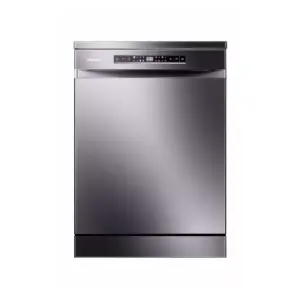Hisense 15 Place Dishwasher with 8 Programs, LED Display, Touch Control, Stainless Steel Tub & Filter, Silver H15DSL