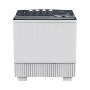 Hisense Washing Machine 6kg Manual, Twin Tub, Rust Proof, Plastic Body, Low Noise, White WSTF203