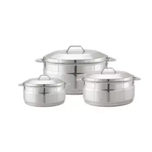Maxiimus Hotpot Esteelo Crysta 4000/6000/8000 Stainless Steel Casserole Insulated Food Warmer