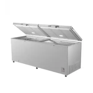 Hisense Double Door Chest Freezer, 701L, Titanium Silver, H910CFS