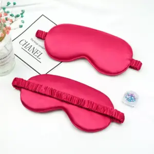 Faith Imitated Silk Eye Mask Shading Sleep Eye Mask Eyepatch Travel Relax Cover Eyeshade Sleeping Aid Eye Mask