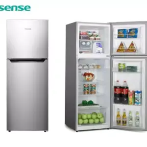 Hisense Refrigerator 154L Double Doors Top Freezer Titanium Silver RD-20