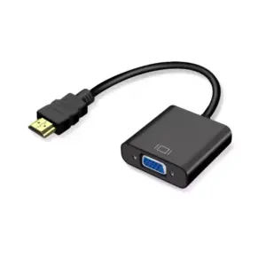 Faith HDMI to VGA Adapter Male To Female Converter for PS4 1080P HDMI-VGA Adapter With Video Audio Cable Jack HDMI VGA For PC TV Box.