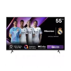 Hisense 55" QLED UHD 4K Smart TV with Dolby Vision IQ, Built-in Subwoofer, Vidaa OS, Voice Control 55Q7N
