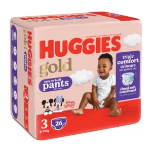 Huggies Pants Carry Gold Size 3  2Pcs(Pack  of 66Pcs)