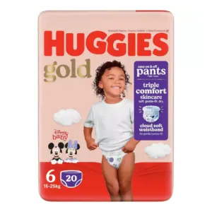 Huggies Pants Carry Gold Size 6 2Pics (pack of 44Pcs)