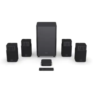 Hisense Home Theatre System 700W 4.1.2Ch  with Wireless Subwoofer, Dolby Atmoss, DTS:X, Bluetooth 5.3 HT Saturn