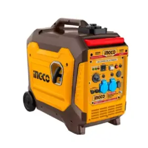 Ingco Inverter Gasoline Generator 4.0kW with 4 Stroke Air Cooled Engine, 12L Fuel Tank, Copper Coil Alternator GEI35006