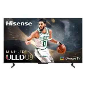 Hisense 55" ULED TV Smart UHD 4K Mini LED Pro Quantum, Dolby Vision Atmos, Peak Brightness, Total HDR Solutuion, 2.1.2 Multi Channel Surround 55U8K