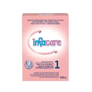 Infacare Infant Starter Formula 1 for 0-6 Months 400g (Pack of 12pcs)