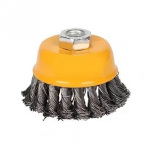 Ingco Wire Cup Brush 100mm 4" Packed by Double Blister WB21001