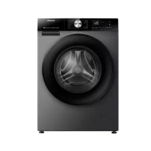 Hisense Washing Machine 10kg, Front Load A+++ Energy Efficiency Class, Jet Wash, Allergy Steam and Baby Steam Care, Intelligent LED Display, Durable Inverter Motor Titanium WF3S1043BT