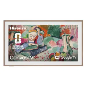 Hisense 65" Class QLED 4K Canvas Smart TV - , Dolby Vision HDR Google 144Hz, Art Mode, Anti-Glare Panel, Hi-Matte Display, Frame & UltraSlim 65S7N