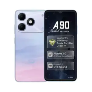 Itel A90 Smartphone 3GBGB RAM, 64GB ROM, 13MP Camera, 6.6" Display, 5000mAh Battery, Fingerprint & Face Unlock, Android 14 GO